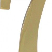 Algarismo 7 Latão Polido 65mm Algarismo 7 Latão Polido 65mm