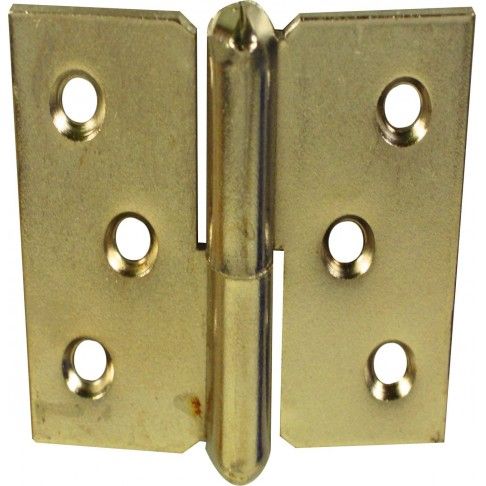 Dobradiça Móvel Direito Latão 50x40mm Dobradiça Móvel Direito Latão 50x40mm