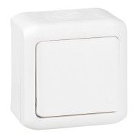 Comutador Escada Série Forix Ip44 Branco Comutador Escada Série Forix Ip44 Branco