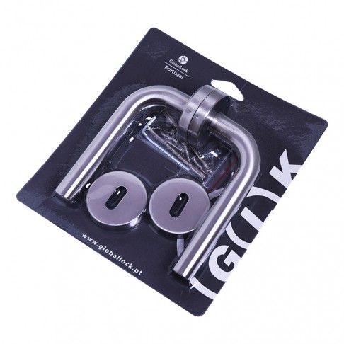Puxador de Porta 8002; Inox Escovado Puxador de Porta 8002; Inox Escovado