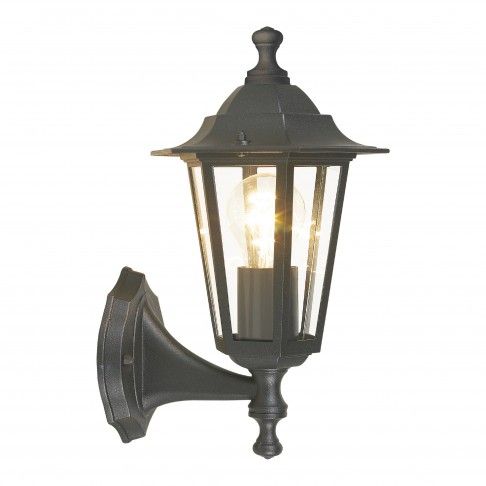 Aplique Exterior Sextavado P/Cima E27 Ip44 Preto Aplique Exterior Sextavado P/Cima E27 Ip44 Preto