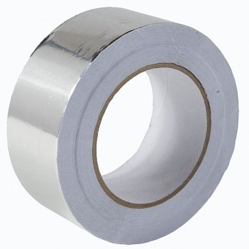 FITA ALUMINIO ADESIVA SILICONADO c/papel 50M FITA ALUMINIO ADESIVA SILICONADO c/papel 50M