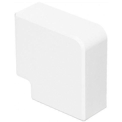 Ângulo Plano para Calha 16x10mm Branco Ângulo Plano para Calha 16x10mm Branco