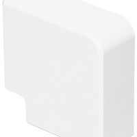 Ângulo Plano para Calha 16x10mm Branco Ângulo Plano para Calha 16x10mm Branco