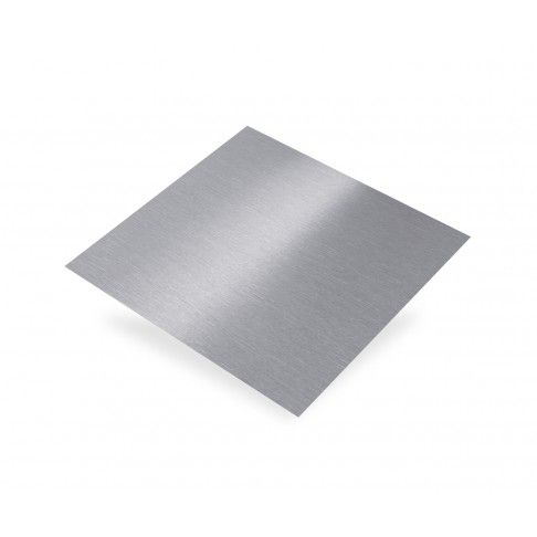 Chapa alumínio lisa, prateado escovado-500x250mm Chapa alumínio lisa, prateado escovado-500x250mm