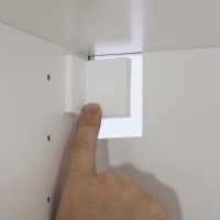 Suporte de Armrio Regulvel Branco