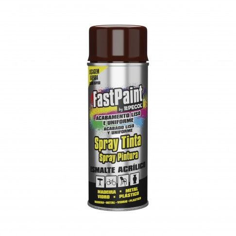 Spray FASTPAINT Ral 8014 Castanho 400ml Spray FASTPAINT Ral 8014 Castanho 400ml