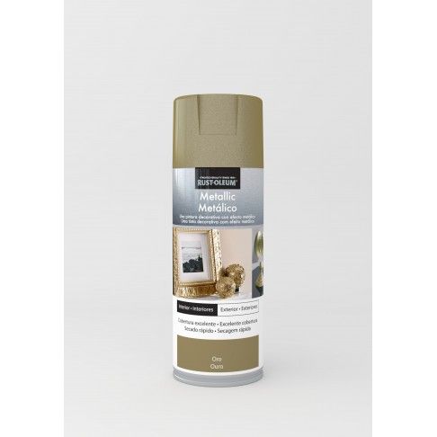 Spray Rust Metálico Ouro 400ml Spray Rust Metálico Ouro 400ml