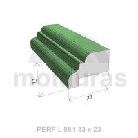 Remate Superior Abeto Natural 33x23x3000mm Remate Superior Abeto Natural 33x23x3000mm