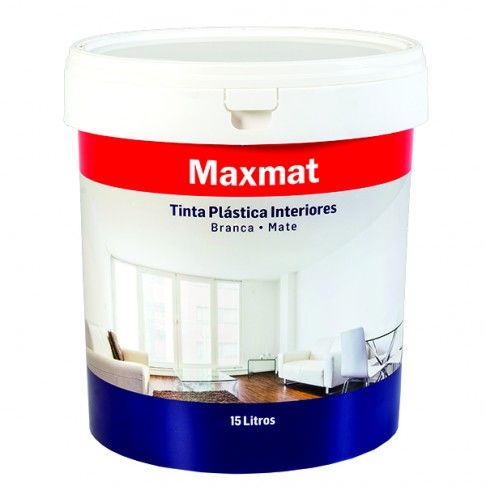 Tinta Interior Branca Lisa Mate 15L