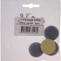 Patins Deslizantes Ptfe Adesivo Ø 30mm 4 unidades Patins Deslizantes Ptfe Adesivo Ø 30mm 4 unidades