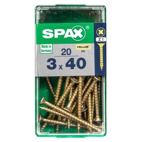 SPAX CP YELLOX 3x40mm S SPAX CP YELLOX 3x40mm S