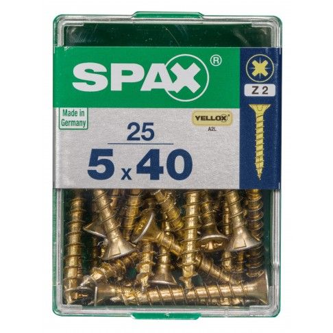 SPAX CP YELLOX 5x40mm M SPAX CP YELLOX 5x40mm M