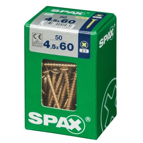 SPAX CP YELLOX 4,5x60mm L SPAX CP YELLOX 4,5x60mm L