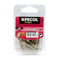 Parafuso Aglomerado Cabeça Embeber Torx 4x35 Aço P.A Bl 20 Parafuso Aglomerado Cabeça Embeber Torx 4x35 Aço P.A Bl 20