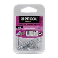 Rebites Pop 3,2x6 Alumino Bl 15 Rebites Pop 3,2x6 Alumino Bl 15