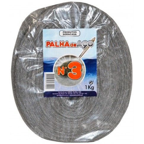 Palha De Aço Nº3 1kg Palha De Aço Nº3 1kg