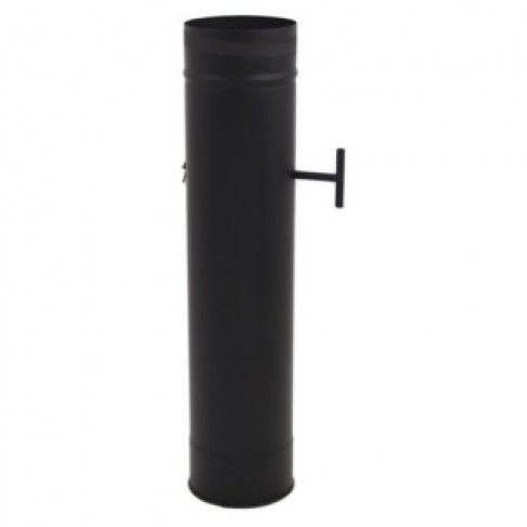 Tubo Metro com Registo Inox Negro Diam.150mm Tubo Metro com Registo Inox Negro Diam.150mm