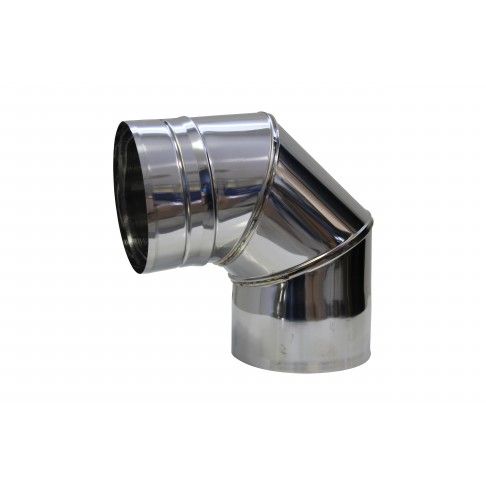 Curva Inox 90º Diam.150mm 0,4mm Curva Inox 90º Diam.150mm 0,4mm