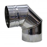 Curva Inox 90º Diam.150mm 0,4mm Curva Inox 90º Diam.150mm 0,4mm