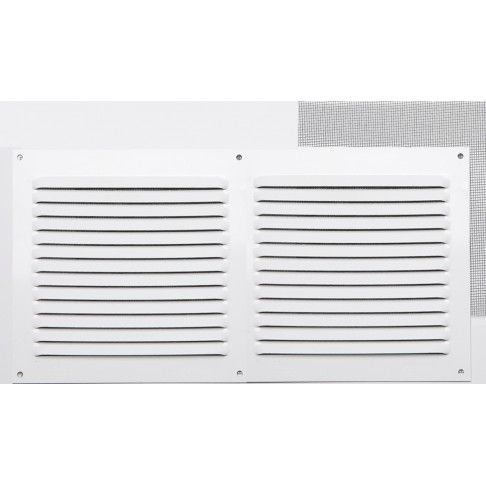 Grelha Mosquiteiro Maxmat Lacada Branca 15x30cm Grelha Mosquiteiro Maxmat Lacada Branca 15x30cm