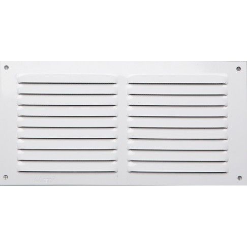 Grelha Maxmat Aluminio Lacada Branca 10x20cm Grelha Maxmat Aluminio Lacada Branca 10x20cm
