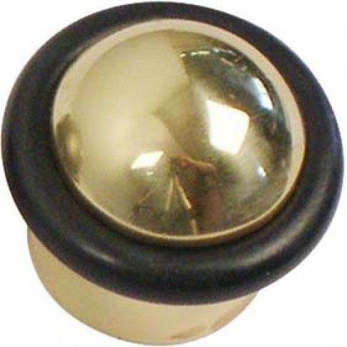 Batente De Porta Ø28x30mm Latão Polido Batente De Porta Ø28x30mm Latão Polido