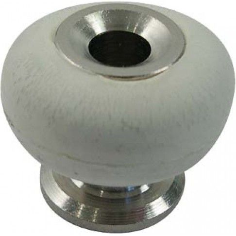Batente Porta Ø29x25mm Branco Batente Porta Ø29x25mm Branco