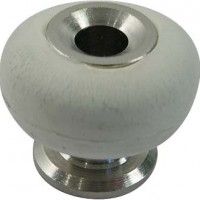 Batente Porta Ø29x25mm Branco Batente Porta Ø29x25mm Branco