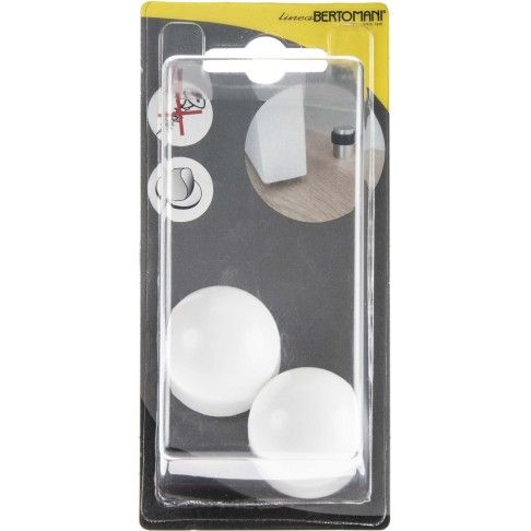 Batente Porta Adesivo 33mm Branco 6un Batente Porta Adesivo 33mm Branco 6un