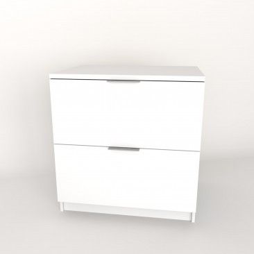 Mesa Cabeceira Paris 48x50x36cm Branco