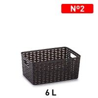 Cesto Rattan 29x19,5x13cm Cesto Rattan 29x19,5x13cm