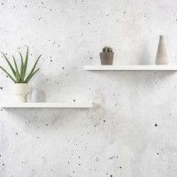 Prateleira Fixação Invisível 3,8x80x23,5cm Branco Prateleira Fixação Invisível 3,8x80x23,5cm Branco