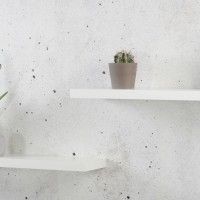 Prateleira Fixação Invisível 3,8x80x23,5cm Branco Prateleira Fixação Invisível 3,8x80x23,5cm Branco