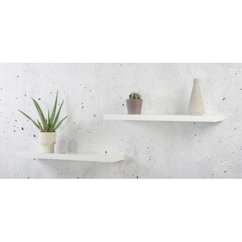 Prateleira Fixação Invisível 3,8x80x23,5cm Branco Prateleira Fixação Invisível 3,8x80x23,5cm Branco