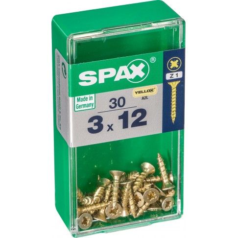 Parafuso Cabeça Plana Yelox 3x12 S 30un Parafuso Cabeça Plana Yelox 3x12 S 30un