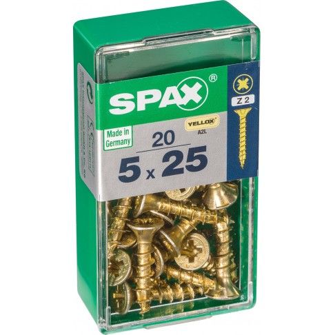 Parafuso Cabeça Plana Yelox 5x25 S 20un Parafuso Cabeça Plana Yelox 5x25 S 20un