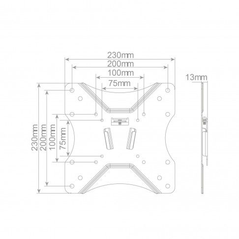 Suporte Tv 23"- 42" Fixo Suporte Tv 23"- 42" Fixo