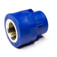 Casquilho F Ppr D25x1/2' Azul Casquilho F Ppr D25x1/2' Azul