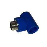 Tê Roscado Centro M Ppr D20x1/2' Azul Tê Roscado Centro M Ppr D20x1/2' Azul