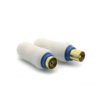 Conector Blindado Tv M/F 9.52mm 2un