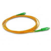 Cabo Fibra Ótica Monomado Laranja 2m Cabo Fibra Ótica Monomado Laranja 2m