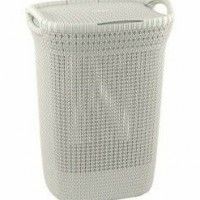 Cesto Roupa Suja Knit Oasis 57L Branco Cesto Roupa Suja Knit Oasis 57L Branco