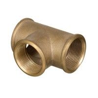 Te Latão F/F 3/4" Te Latão F/F 3/4"