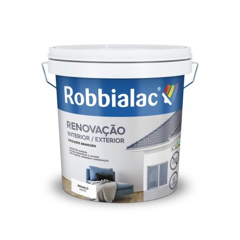 Tinta Renovação Interior/Exterior Anti-fungos Branco 5L Tinta Renovação Interior/Exterior Anti-fungos Branco 5L
