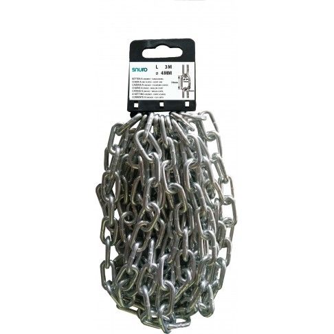 Corrente Elo Curto Zincado A-40 4mm 3m Corrente Elo Curto Zincado A-40 4mm 3m