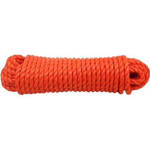 Corda Polipropileno 8mm Laranja 20m Corda Polipropileno 8mm Laranja 20m