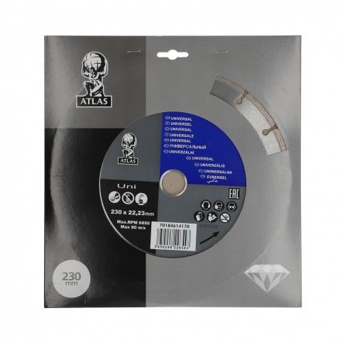 Disco Diamante Atlas Uni 230x22.23 Disco Diamante Atlas Uni 230x22.23