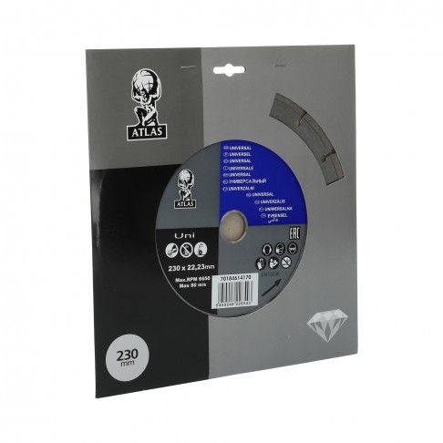 Disco Diamante Atlas Uni 230x22.23 Disco Diamante Atlas Uni 230x22.23