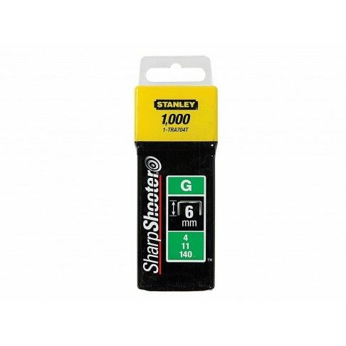 Agrafo Tipo G 6mm 1000un Agrafo Tipo G 6mm 1000un